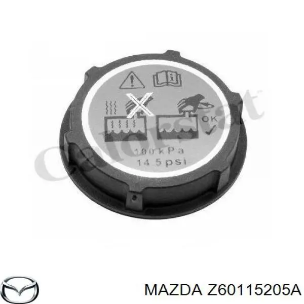 Z60115205A Mazda кришка/пробка розширювального бачка