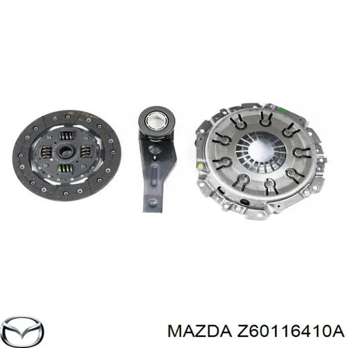 Пелюстковий кошик зчеплення Mazda Z60116410A ціна, від 68.00 USD