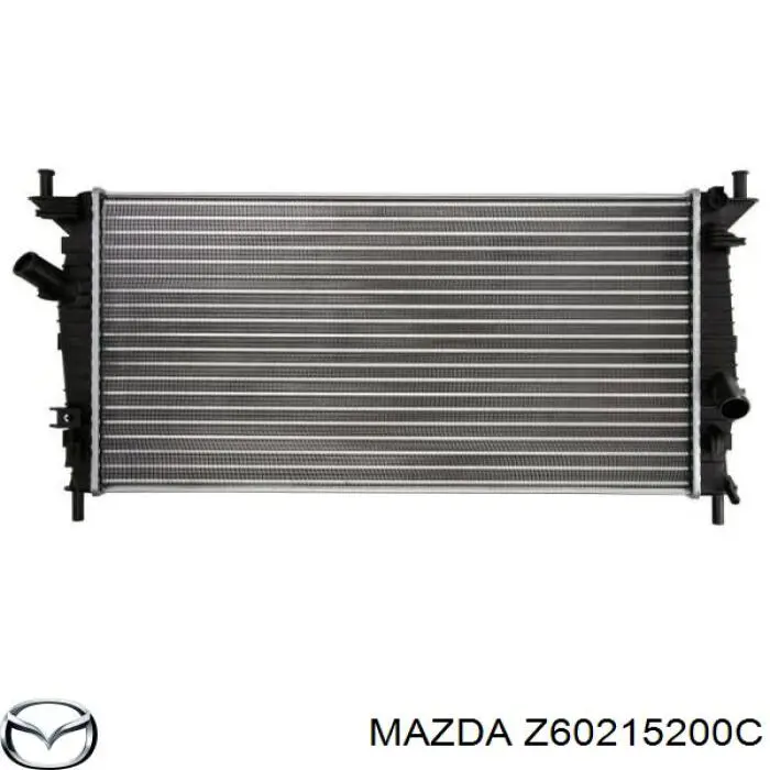 Z60215200C Mazda радіатор охолодження двигуна