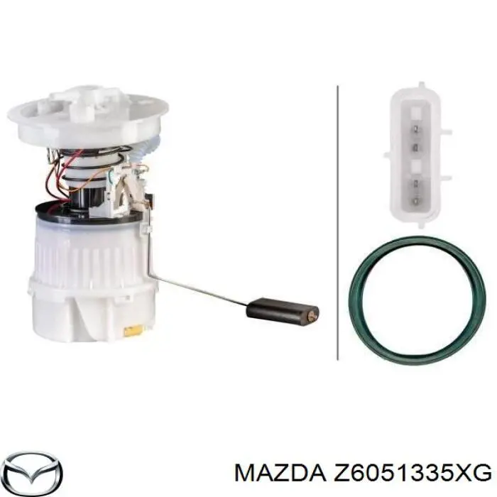 Купити Z6051335XG Mazda Насос занурювальний в баці