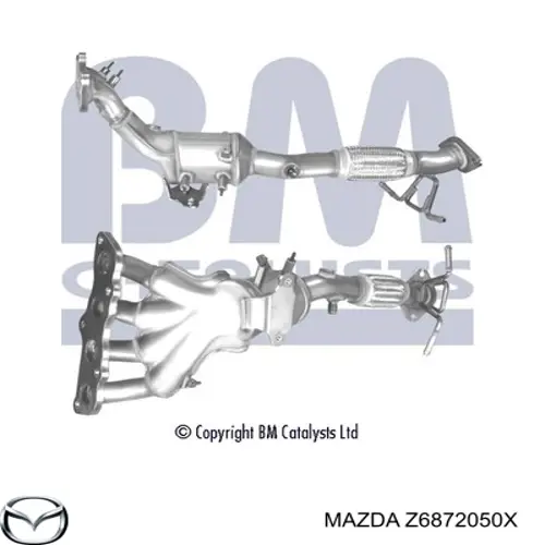  Каталізатор Mazda 3 