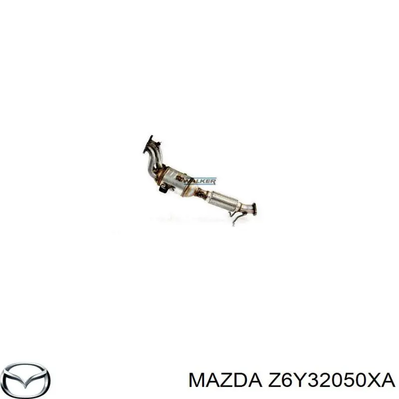 Каталізатор Z6Y22050XC Mazda