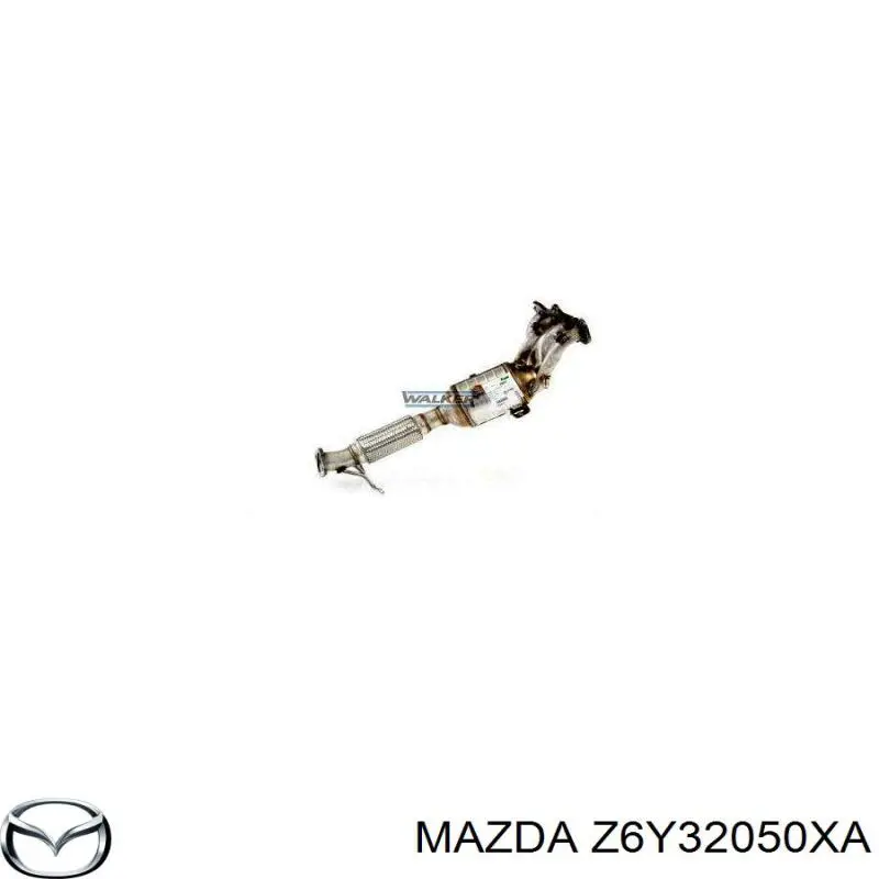 Купити Z6Y22050XC Mazda Перетворювач відпрацьованих газів