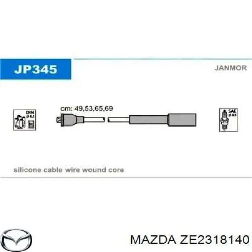 Дріт високовольтні, комплект Mazda 121 2 (DB) (Мазда 121)