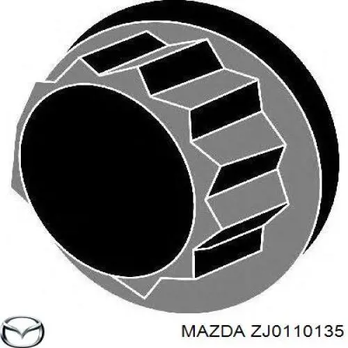ZJ0110135 Mazda болт головки блока циліндрів, гбц