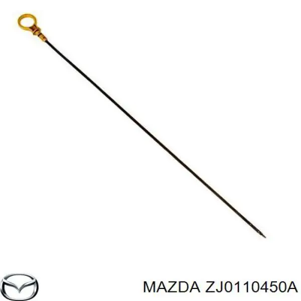 Щуп-індикатор рівня масла в двигуні Mazda 2 (DE) (Мазда 2)