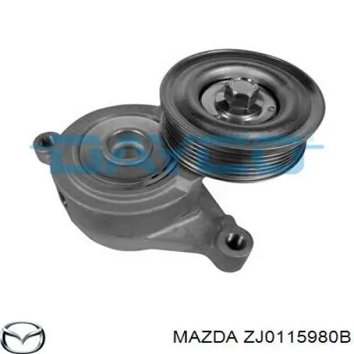 ZJ0115980B Mazda натягувач приводного ременя