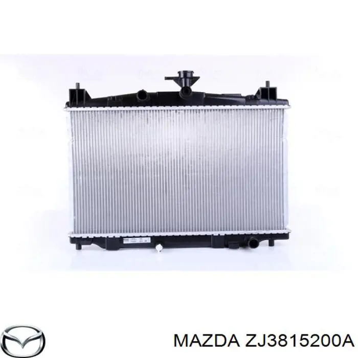 ZJ3815200A Mazda радіатор охолодження двигуна