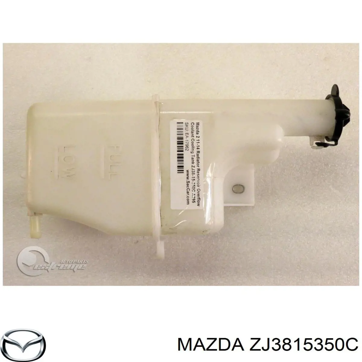 ZJ3815350C Mazda Розширювальний бачок охолодження