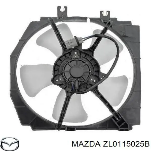 Дифузор радіатора охолодження, в зборі з двигуном і крильчаткою Mazda ZL0115025B ціна, від 25.31 USD