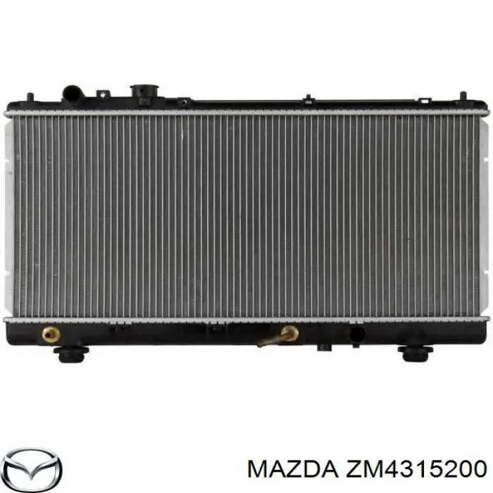 ZM4315200 Mazda Радіатор охолодження двигуна