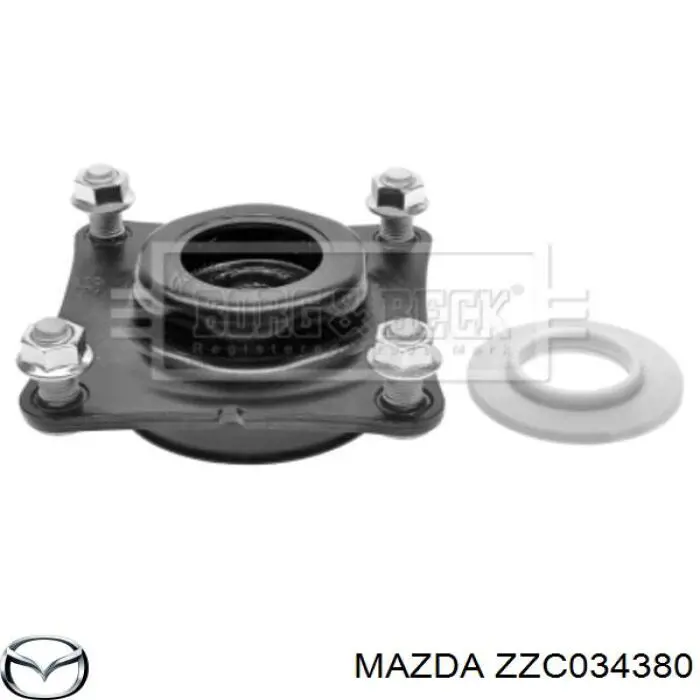 Опора амортизатора переднього ZZC034380 Mazda