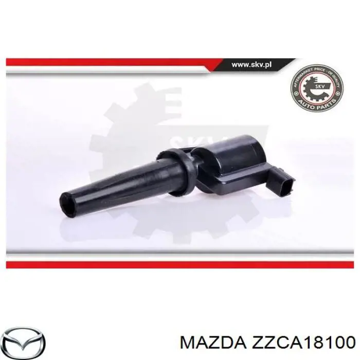 Котушка запалювання Mazda ZZCA18100 ціна, від 12.56 USD