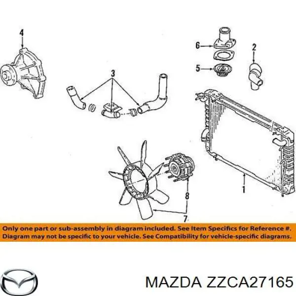 Купити ZZCA27165 Mazda 
