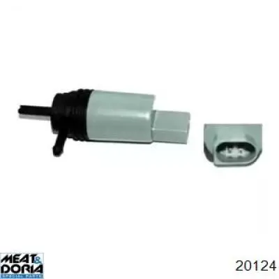 20124 Meat&Doria насос-двигун омивача скла, переднього