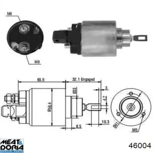 Контактор Meat&Doria 46004 ціна, від 23.09 USD
