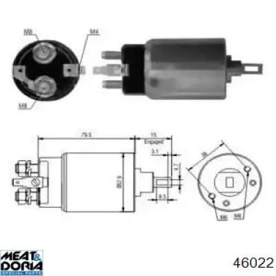 Контактор Meat&Doria 46022 ціна, від 23.56 USD