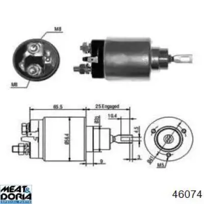 Контактор Meat&Doria 46074 ціна, від 28.66 USD