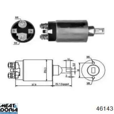 Купити ZM1891 ZM Втягуюче реле стартера