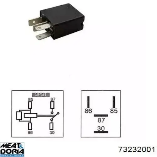 Реле вентилятора Meat&Doria 73232001 ціна, від 4.41 USD
