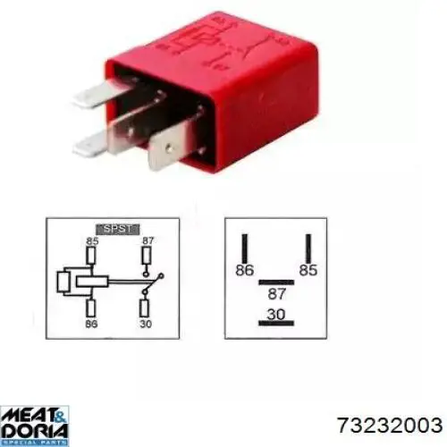 Реле вентилятора Meat&Doria 73232003 ціна, від 3.80 USD