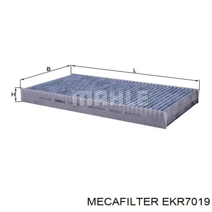 Фільтр повітряний обігрівача Mecafilter EKR7019 ціна, від 3.46 USD