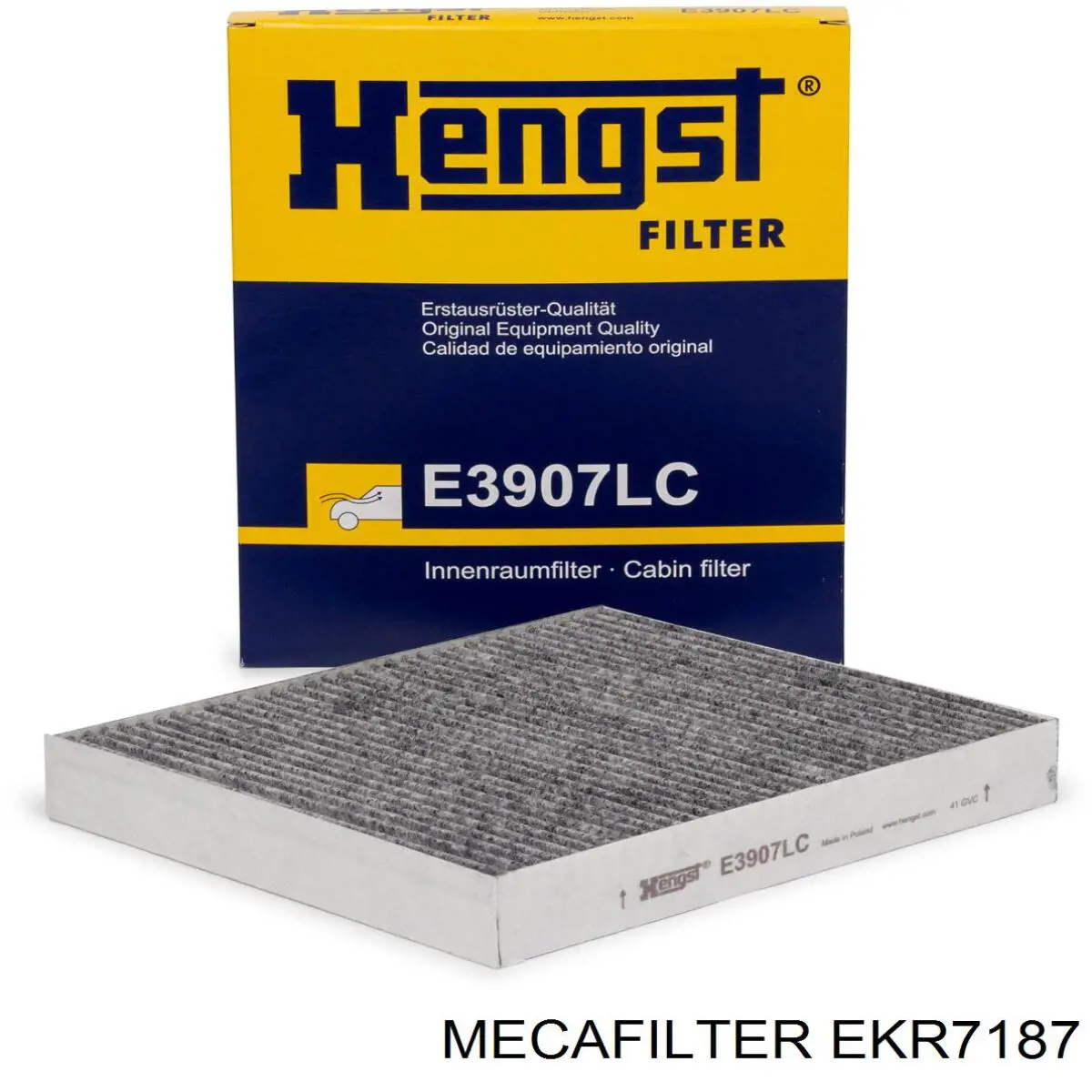 Фільтр салону EKR7187 Mecafilter