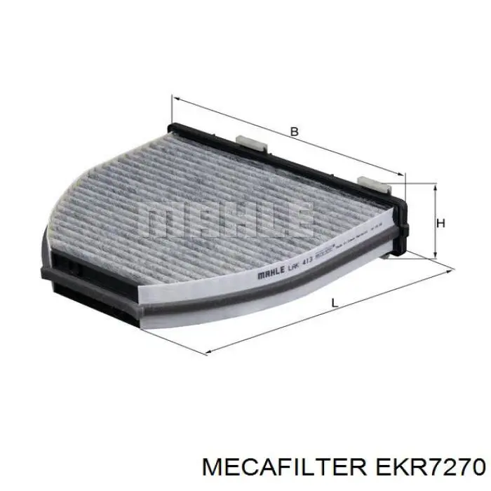 EKR7270 Mecafilter Внутрішньосалонний фільтр
