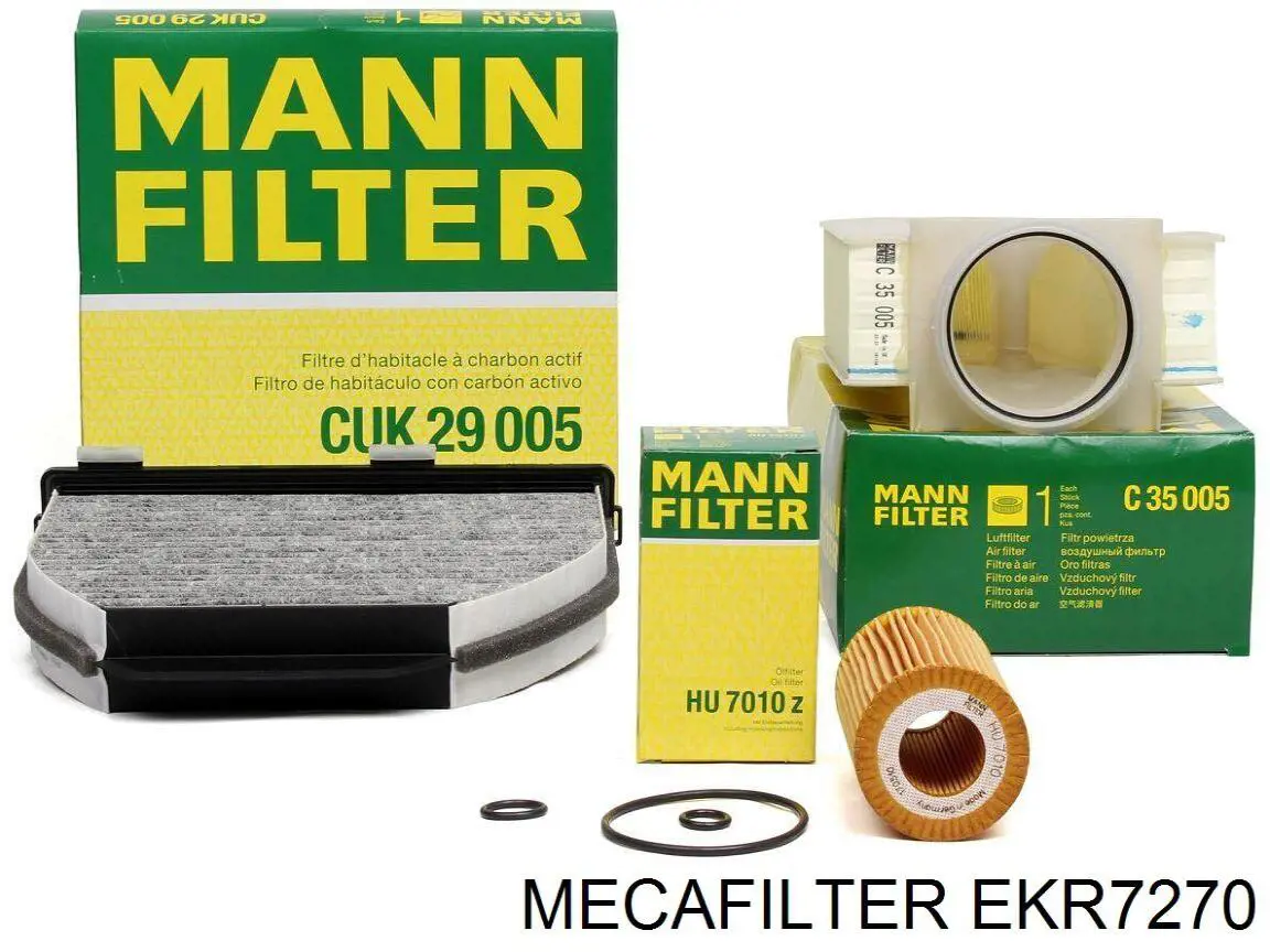 Повітряний фільтр салону Mecafilter EKR7270