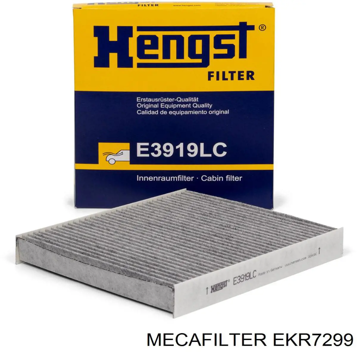 EKR7299 Mecafilter Внутрішньосалонний фільтр