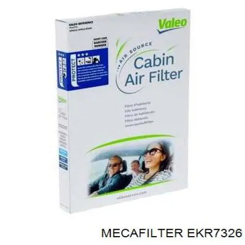 EKR7326 Mecafilter фільтр салону