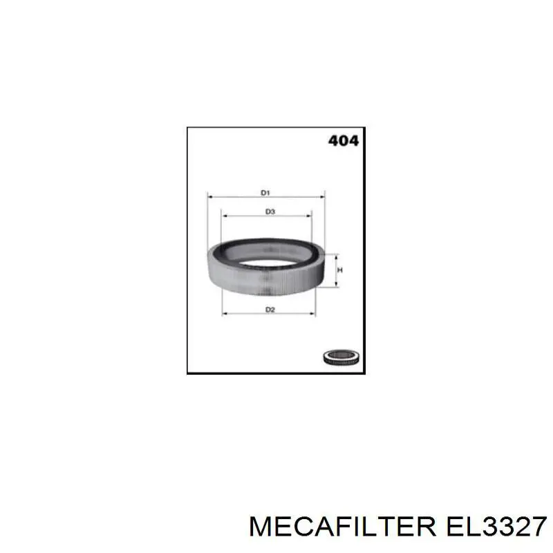 EL3327 Mecafilter фільтр повітряний