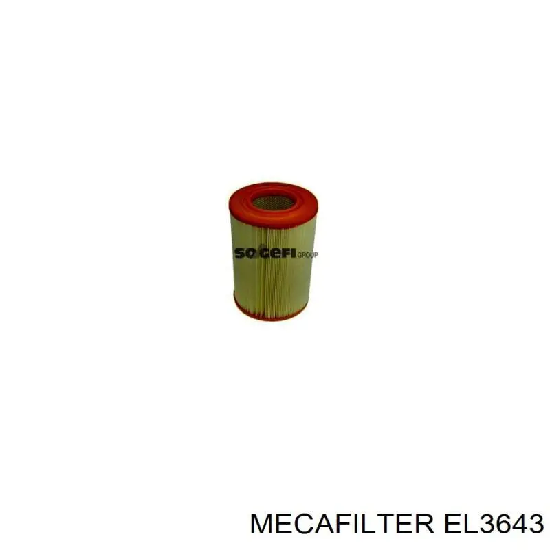 Фільтр повітряний Mecafilter EL3643