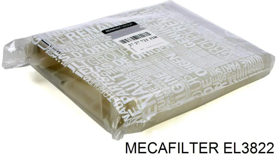 Повітряний фільтр EL3822 Mecafilter