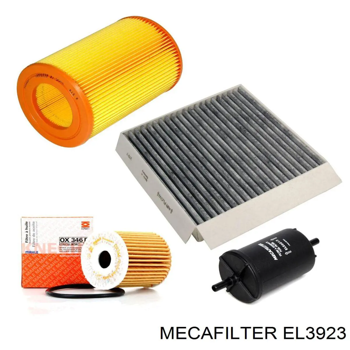 EL3923 Mecafilter Повітряний фільтр двигуна