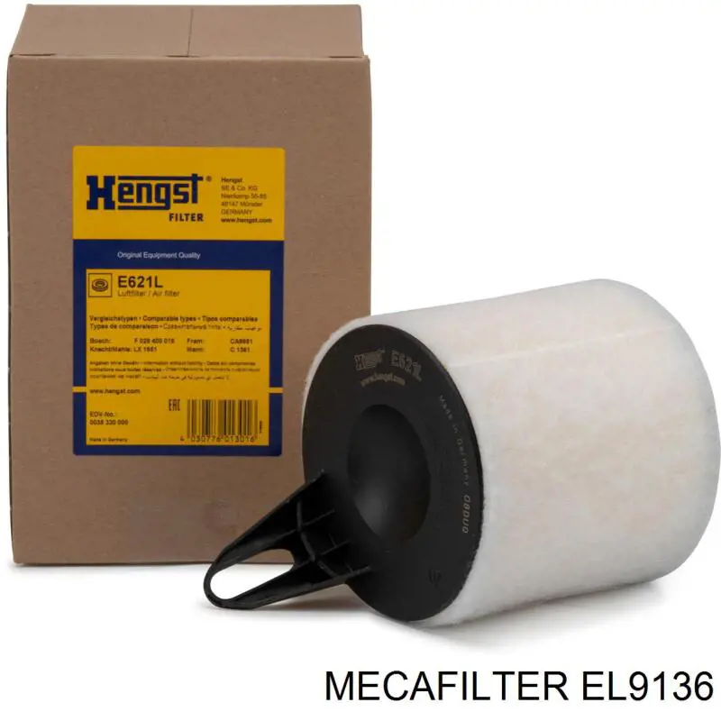 Повітряний фільтр EL9136 Mecafilter
