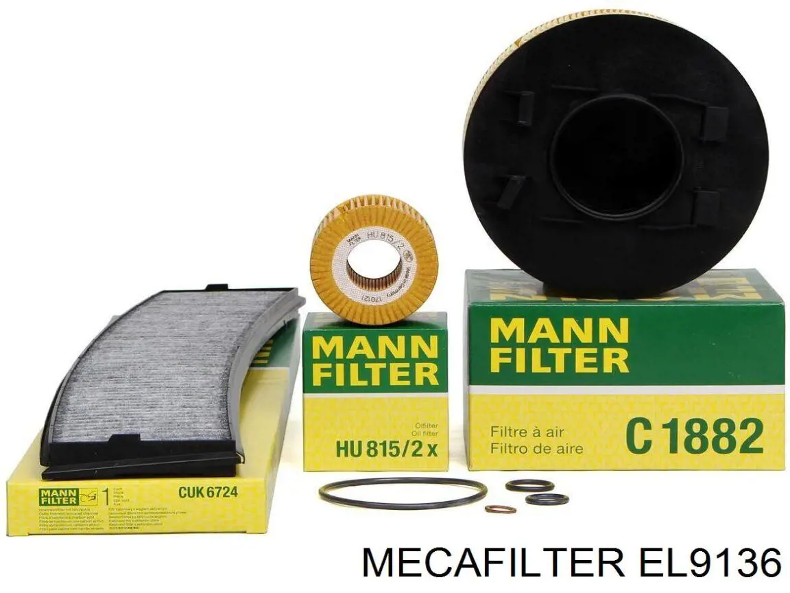 Елемент повітряного фільтра Mecafilter EL9136 ціна, від 10.45 USD