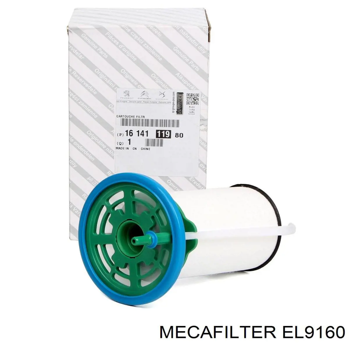 EL9160 Mecafilter Повітряний фільтр двигуна