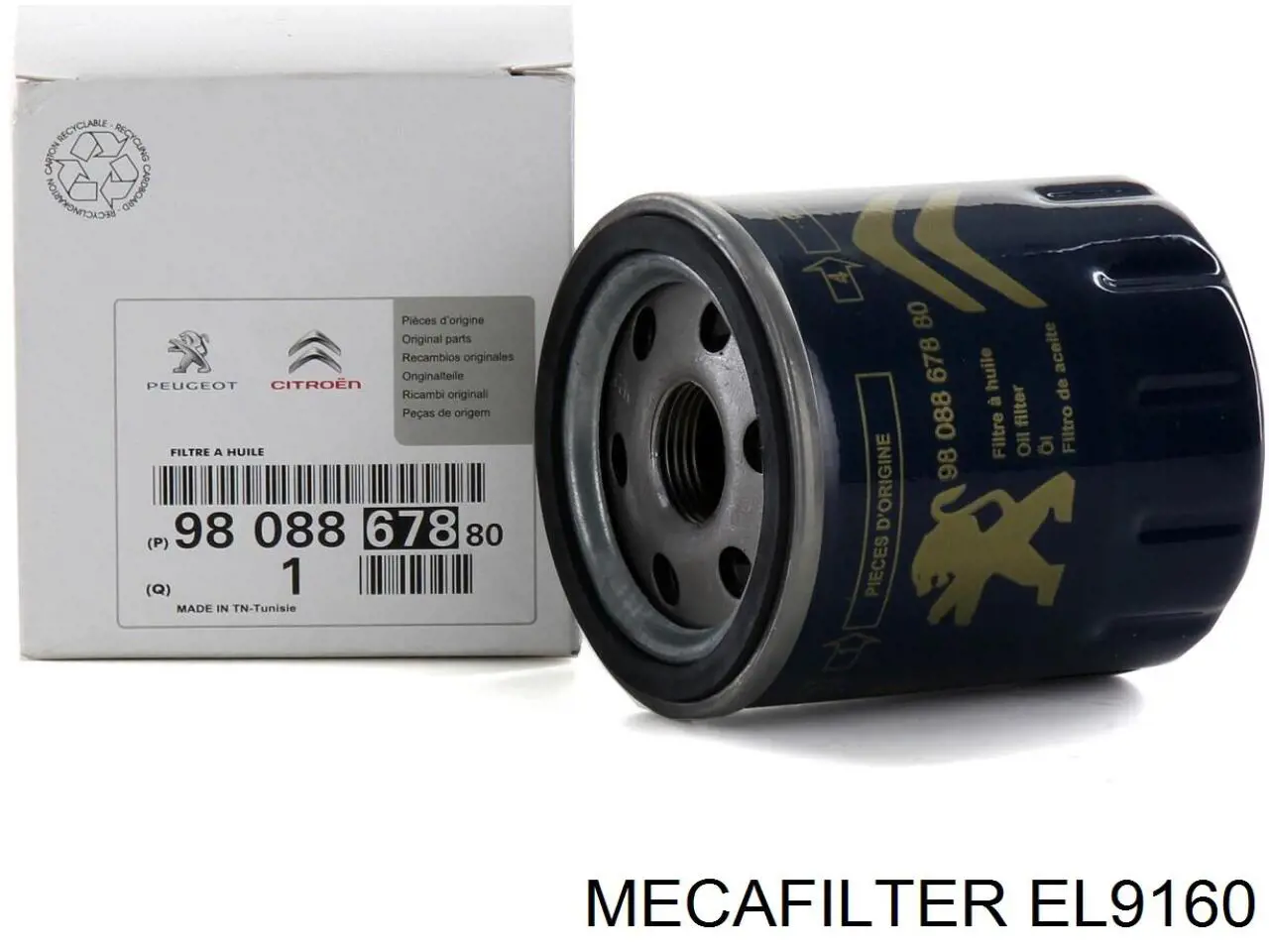 Елемент повітряного фільтра Mecafilter EL9160 ціна, від 14.26 USD