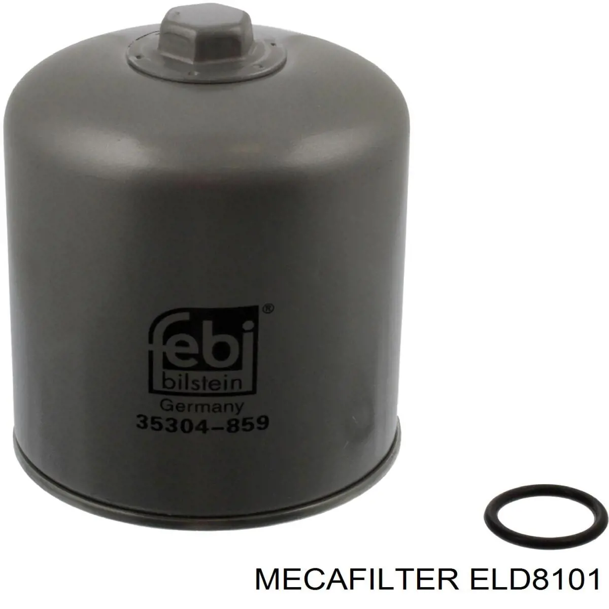 ELD8101 Mecafilter фільтр осушувача повітря (вологомастиловідділювача (TRUCK))
