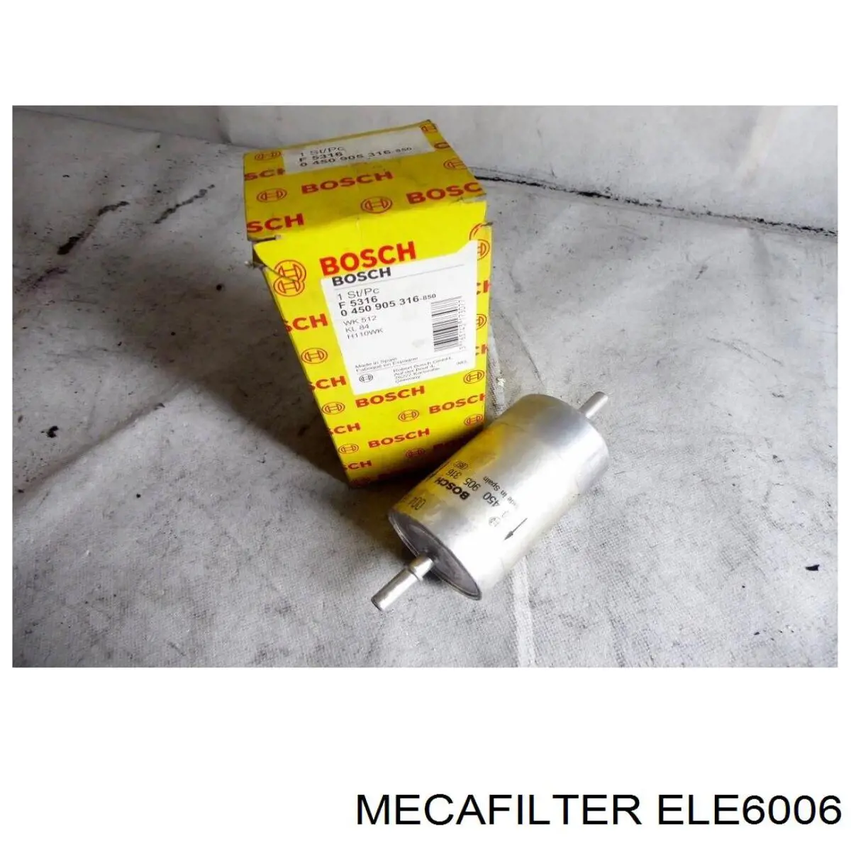 Фільтр тонкого очищення палива Mecafilter ELE6006 ціна, від 3.78 USD