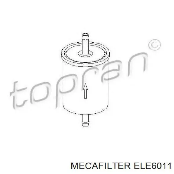 ELE6011 Mecafilter Фільтр палива