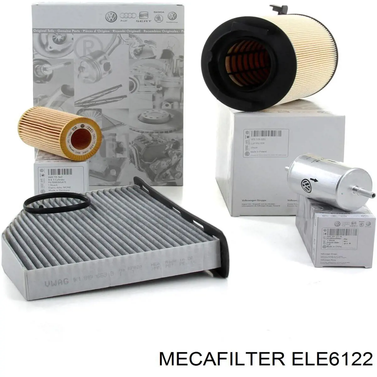 Фільтр тонкого очищення палива Mecafilter ELE6122 ціна, від 3.38 USD