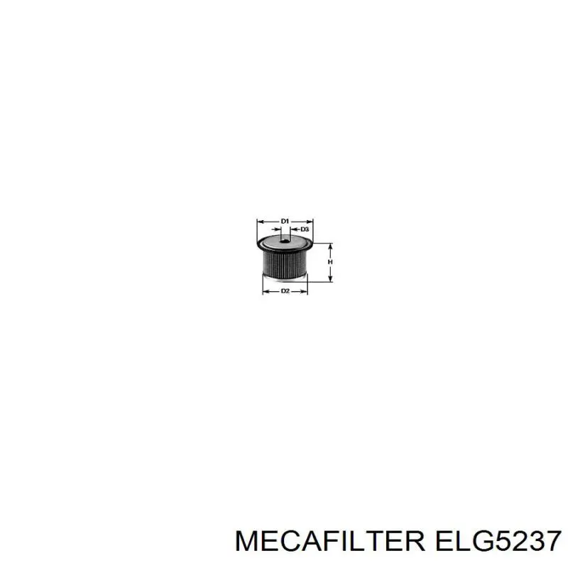 Паливний фільтр ELG5237 Mecafilter