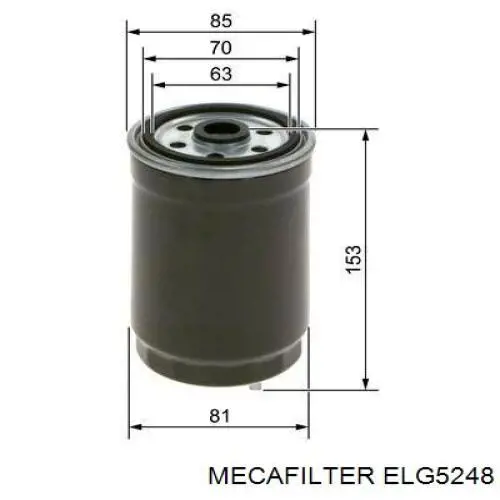 Фільтр тонкого очищення палива Fiat/Alfa/Lancia 0009947340 ціна, від 11.25 USD