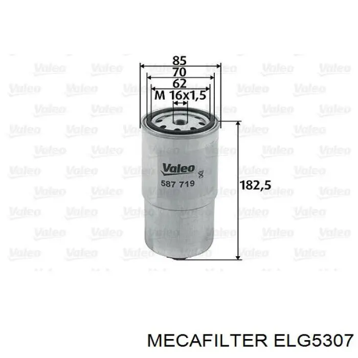 ELG5307 Mecafilter Фільтр палива