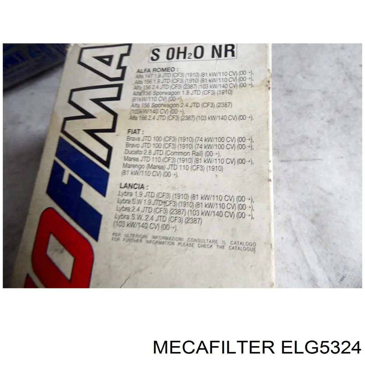 Купити ELG5324 Mecafilter Фільтр-відстійник палива грубої очистки