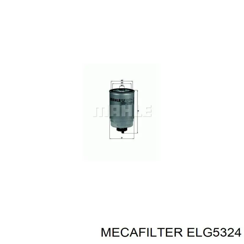 Паливний фільтр ELG5324 Mecafilter