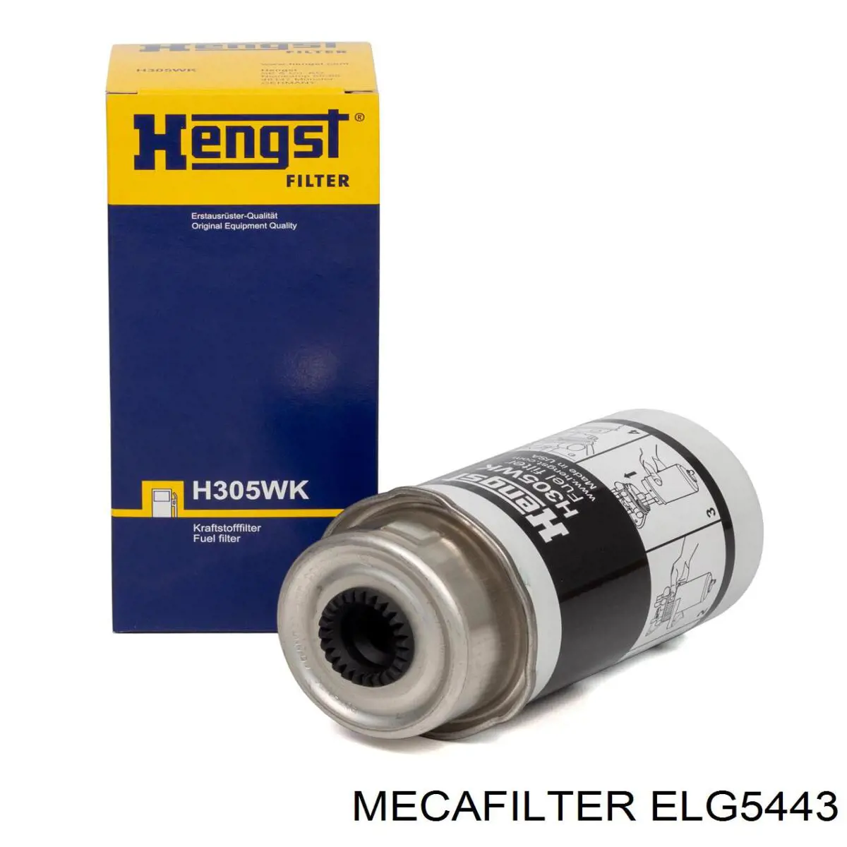 Фільтр тонкого очищення палива Mecafilter ELG5443 ціна, від 29.14 USD