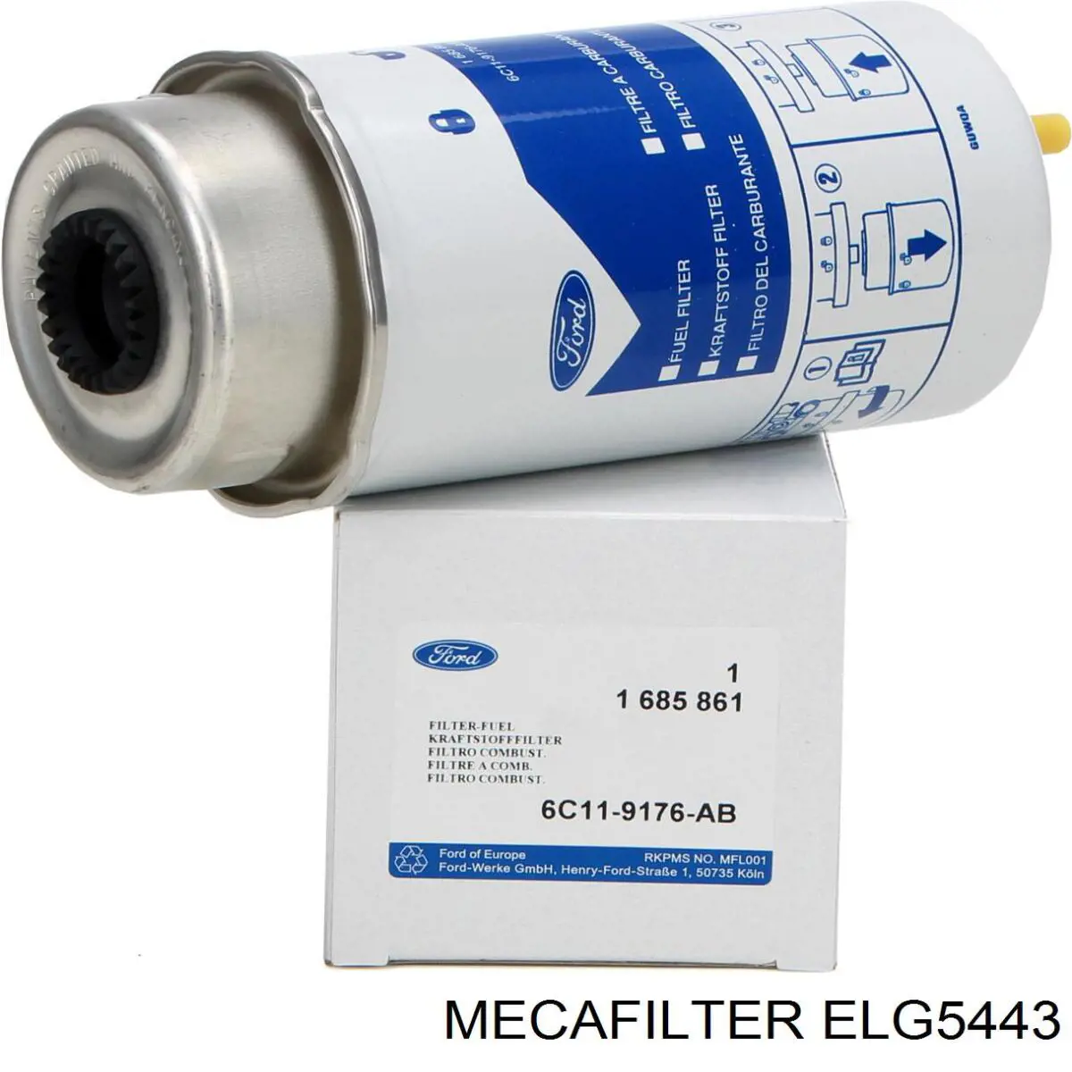 Купити ELG5443 Mecafilter Фільтр-відстійник палива грубої очистки